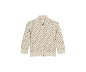 BOSS Giubbotto con zip per bambini con stampa del monogramma all-over - Style J51961/21C06A, J51961 Beige chiaro 138