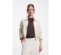 BOSS Giubbotto con zip regular fit in tessuto crêpe - Style Jocalena, 50551922 Colore neutro 46