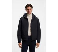 BOSS Giubbotto corto idrorepellente con cappuccio e imbottitura di piume - Style L-Doclin, 50565765 Blu scuro 48