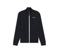 BOSS Giubbotto da equitazione con zip e finiture a righe tipiche del marchio - Style SAMMY FUNCTIONAL CARDIGAN, B7M1202 Blu scuro XL