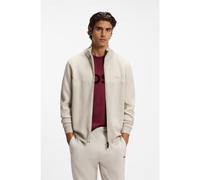 BOSS Giubbotto ibrido in tessuto elasticizzato con zip integrale - Style KN_Teddy HY, 50568964 Beige chiaro L