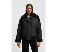 BOSS Giubbotto idrorepellente con dettagli peluche - Style C_Pajuna, 50548173 Nero 46