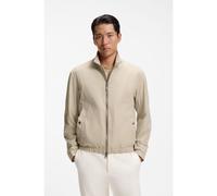BOSS Giubbotto idrorepellente con zip realizzato in tessuto elasticizzato in due direzioni - Style L-Cind, 50564919 Beige chiaro 56