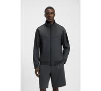 BOSS Giubbotto idrorepellente in jersey e tessuto softshell - Style J_Jord Tennis Retro, 50547117 Grigio scuro M