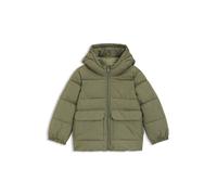 BOSS Giubbotto imbottito da bambini con cappuccio e logo stampato - Style J52396/09B04A, J52396 Verde scuro 114