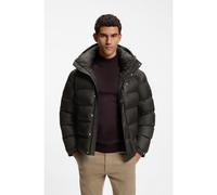 BOSS Giubbotto imbottito idrorepellente con cappuccio e colletto imbottito - Style Omaris1, 50565779 Nero 50