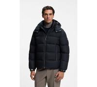 BOSS Giubbotto imbottito idrorepellente con cappuccio regolabile - Style H-Colter, 50565108 Blu scuro 52