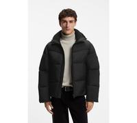 BOSS Giubbotto imbottito idrorepellente con cappuccio rimovibile - Style Obore, 50564928 Nero 52