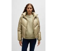 BOSS Giubbotto imbottito idrorepellente con cordoncini - Style C_Pafilla, 50527808 Beige 46
