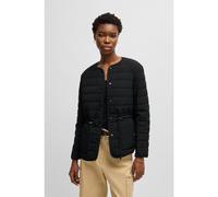 BOSS Giubbotto imbottito idrorepellente con vita con coulisse - Style Porish, 50531125 Nero 38
