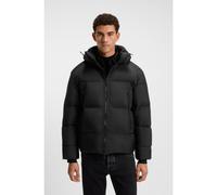 BOSS Giubbotto imbottito oversize in ripstop stropicciato - Style Orbok, 50543618 Nero 48