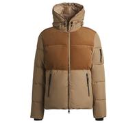 BOSS Giubbotto impermeabile da equitazione con dettagli in velluto a coste - Style TOMAS CORD PUFFER JACKET, B6M1401 Beige S