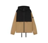 BOSS Giubbotto impermeabile da equitazione con monogrammi Double B - Style LOUISE RAINJACKET, B7W1401 Nero / Beige XL