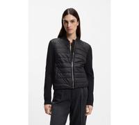 BOSS Giubbotto in maglia con parte anteriore imbottita - Style Pidina, 50543236 Nero 40