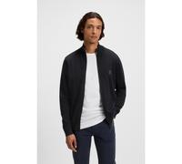BOSS Giubbotto in maglia in cotone e cashmere - Style Kanozip_S, 50543692 Blu scuro S