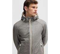 BOSS Giubbotto in misto lana con imbottitura di piume e zip - Style L-Ciromo, 50523769 Grigio chiaro 54