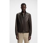 BOSS Giubbotto regular fit in nappa - Style L-Mubuk2, 50546463 Marrone scuro 46