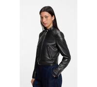 BOSS Giubbotto regular fit in nappa - Style Satera, 50567627 Nero 42