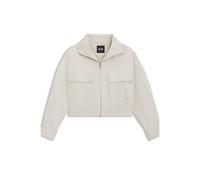 BOSS Giubbotto relaxed fit in twill di cotone-lino - Style Jamoura-W, 50553908 Colore neutro 38