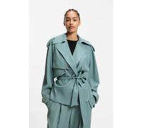 BOSS Giubbotto relaxed fit in twill morbido - Style Jacusa, 50553892 Blu 46