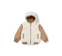 BOSS Giubbotto reversibile con cappuccio per bambini in twill e pile sherpa - Style J51203/26908A, J51203 Marrone 150