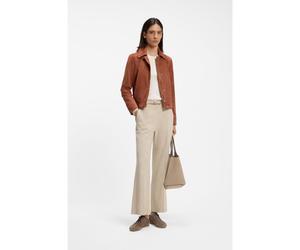 BOSS Giubbotto scamosciato con chiusura a cerniera coperta - Style Samaro, 50562730 Marrone 40