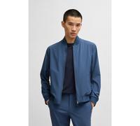 BOSS Giubbotto slim fit con rifiniture in maglia - Style P-Hanry-BMB-WG-251F, 50538630 Blu 98