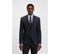BOSS Giubbotto slim fit in lana elasticizzata - Style H-Huge-MM-224, 50479994 Blu scuro 60