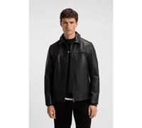 BOSS Giubbotto stile camicia in nappa - Style Jorest, 50547511 Nero 56