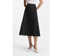 BOSS Gonna a portafoglio dalla linea svasata in cotone elasticizzato - Style Vuleran1, 50557420 Nero 44