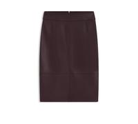 BOSS Gonna a tubino in pelle con rifiniture a pannelli - Style Selrita5, 50460741 Viola scuro 42