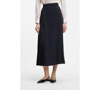 BOSS Gonna midi dalla linea svasata con piega frontale - Style Vateza, 50518840 Blu scuro 40