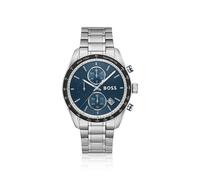 BOSS Grand Prix Vitesse orologio con quadrante blu e bracciale integrato - Style GRAND PRIX, 58858207 Color argento pz.
