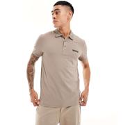 BOSS Green - Paule - Polo beige con logo-Verde M