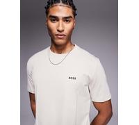 BOSS Green - T-shirt beige con logo-Neutro S