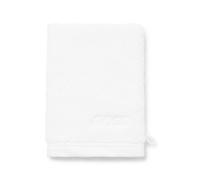 BOSS Guanto da bagno in cotone bianco con logo ricamato - Style LOFT WhiteN Mitt 015021, MITT-1013455 Bianco ONESI