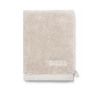BOSS Guanto da bagno in cotone egeo con logo ricamato - Style LOFT GreigeN Mitt 015021, MITT-1013448 Beige chiaro ONESI