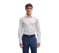 Boss H-Hank Camicia Aderente Collare Kent Uomo (GT2720)