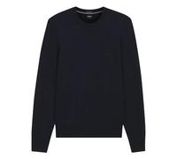BOSS Maglione in lana merino con logo ricamato - Style H-Leno-L, 50571914 Blu scuro S