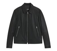 Boss - H-Mapson4 Leather Jacket - - Jackets - Uomo - Nero - L