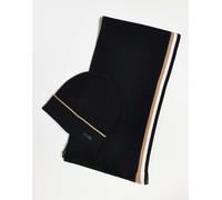 BOSS - Henzo - Set con sciarpa e berretto nero One Size