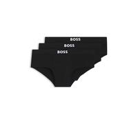 Hugo Boss Slip HipBr One – confezione 3 pezzi, jersey cotone elasticizzato – Nero M