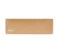 BOSS Hugo Classic Grained Cammello - Custodia per 2 penne, marrone chiaro, Classic Grained Camel