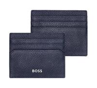 BOSS HUGO Classic Grained Card Holder Dark Blue