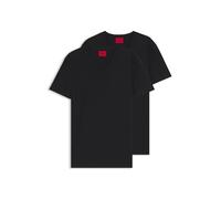 Hugo Short Sleeve V Neck T-shirt Nero XL Uomo