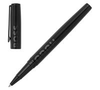 BOSS Penna roller nera con logo tono su tono - Style Rollerball pen Label Black, 58109482 Nero pz.