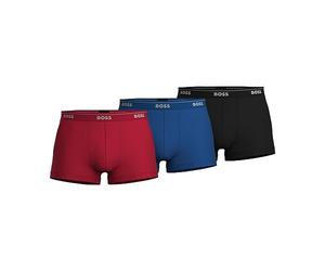 BOSS Hugo Trunk3 in Cotone Confezione da 3 Pezzi. Bermuda, Nuovo Rosso/Blu/Nero, M (Pacco da 3) Uomo