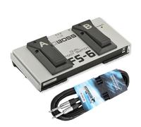 Boss Interruttore a doppio pedale FS-6 Dual Foot Switch con cavo jack Keepdrum