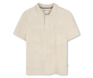 Boss J52337 Polo, Bianco, 8 Anni Bambini e Ragazzi