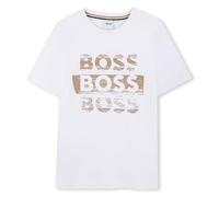 Boss J52366 Maglietta Intima da Ragazzo, Bianco, 12 Anni